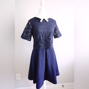 NWT Ted Baker blue lace dress